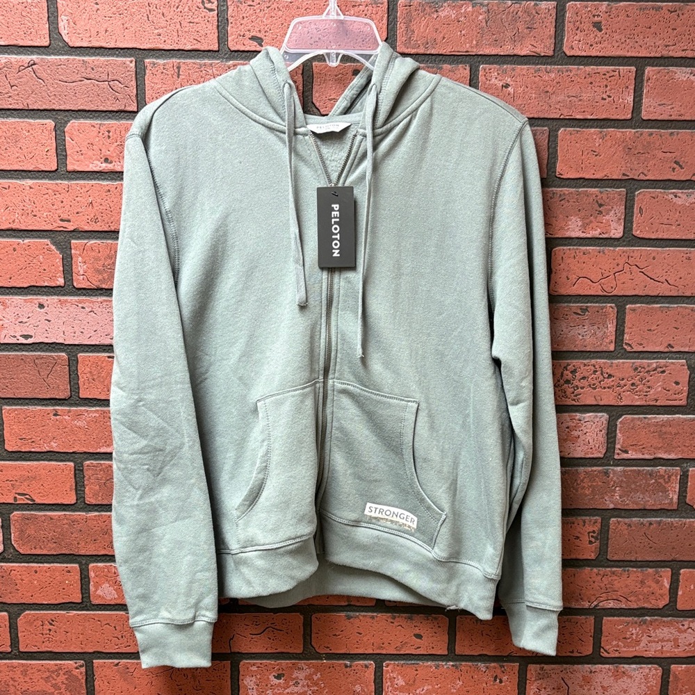 Peloton women’s  Zip-Up Hoodie in Grey